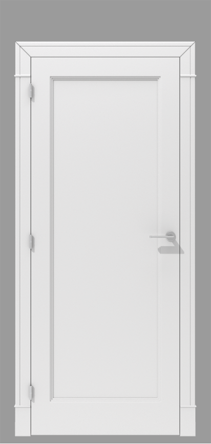 Klasyczne drzwi wewnętrzne z ramką schodkową – model K02