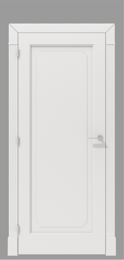 Klasyczne drzwi wewnętrzne z frezowaniami na ościeżnicy – model K03