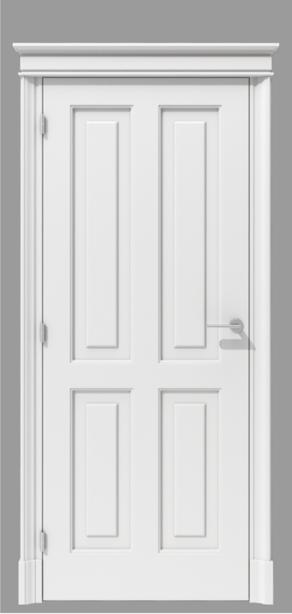 Klasyczne drzwi wewnętrzne z czterema płycinami – model K08
