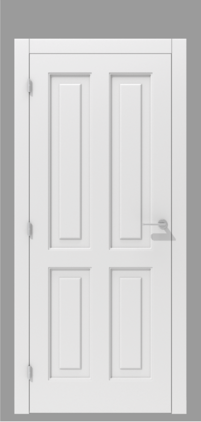 Klasyczne drzwi wewnętrzne z czterema płycinami – model K08