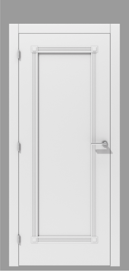 Klasyczne drzwi wewnętrzne z płyciną akcentowaną profilem ościeżnicowym – model K10