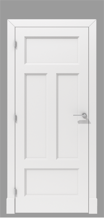 Klasyczne drzwi wewnętrzne inspirowane tradycyjnymi podziałami skrzydła – model K11