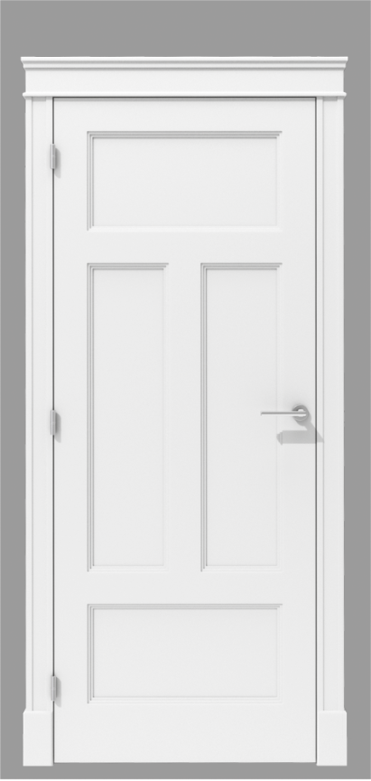 Klasyczne drzwi wewnętrzne inspirowane tradycyjnymi podziałami skrzydła – model K11