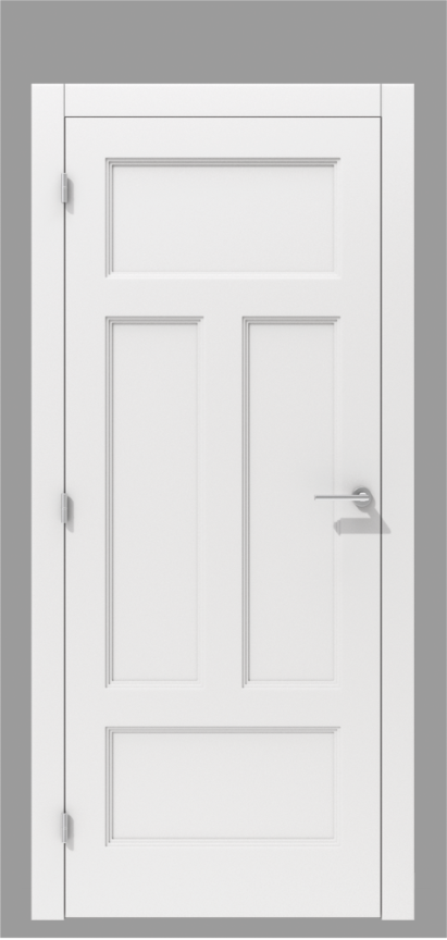 Klasyczne drzwi wewnętrzne inspirowane tradycyjnymi podziałami skrzydła – model K11