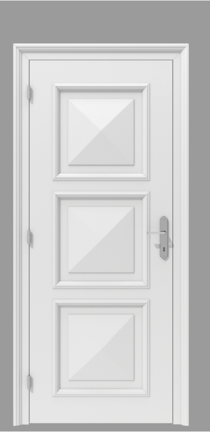 Klasyczne drzwi wewnętrzne z płyciną kasetonową – model K14