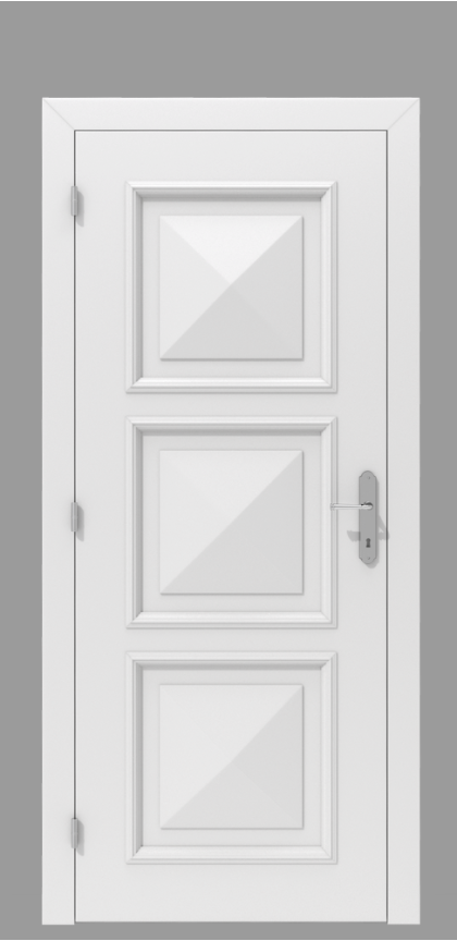 Klasyczne drzwi wewnętrzne z płyciną kasetonową – model K14
