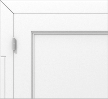 Klasyczne drzwi wewnętrzne z ramką schodkową – model K02