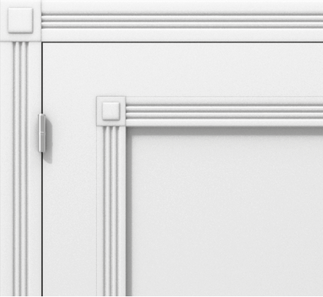 Klasyczne drzwi wewnętrzne z płyciną akcentowaną profilem ościeżnicowym – model K10