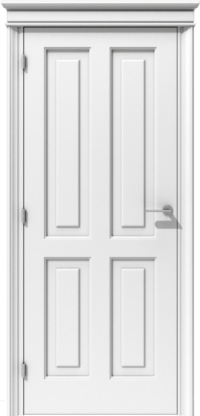 Klasyczne drzwi wewnętrzne z czterema płycinami – model K08