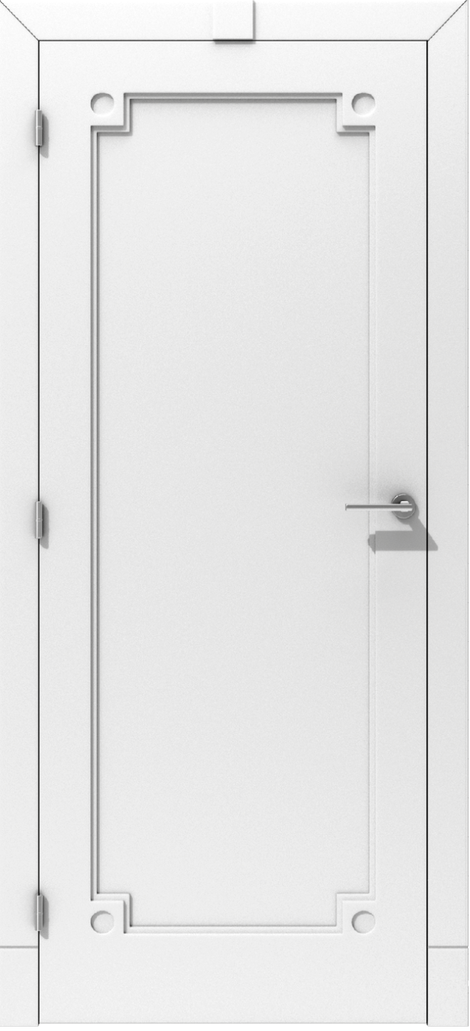 Klasyczne drzwi wewnętrzne z dekoracyjnym detalem  – model K09