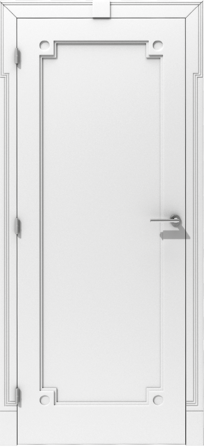 Klasyczne drzwi wewnętrzne z dekoracyjnym detalem  – model K09