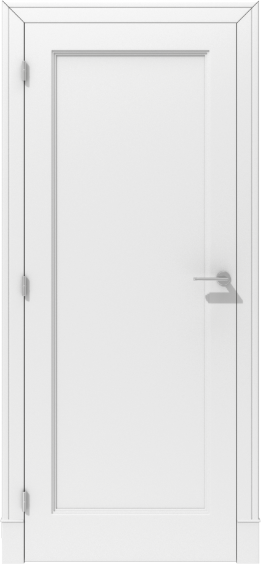 Klasyczne drzwi wewnętrzne z frezowaniami na ościeżnicy – model K03