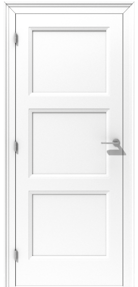 Klasyczne drzwi wewnętrzne z frezowaniami na ościeżnicy – model K03
