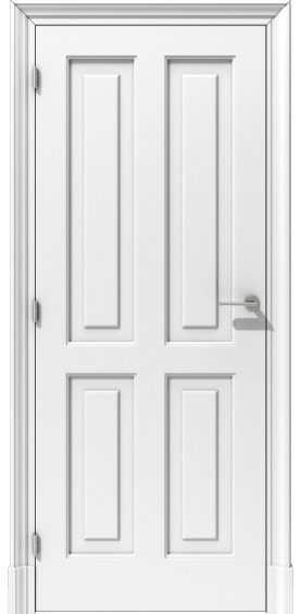 Klasyczne drzwi wewnętrzne z frezowaniami na ościeżnicy – model K03